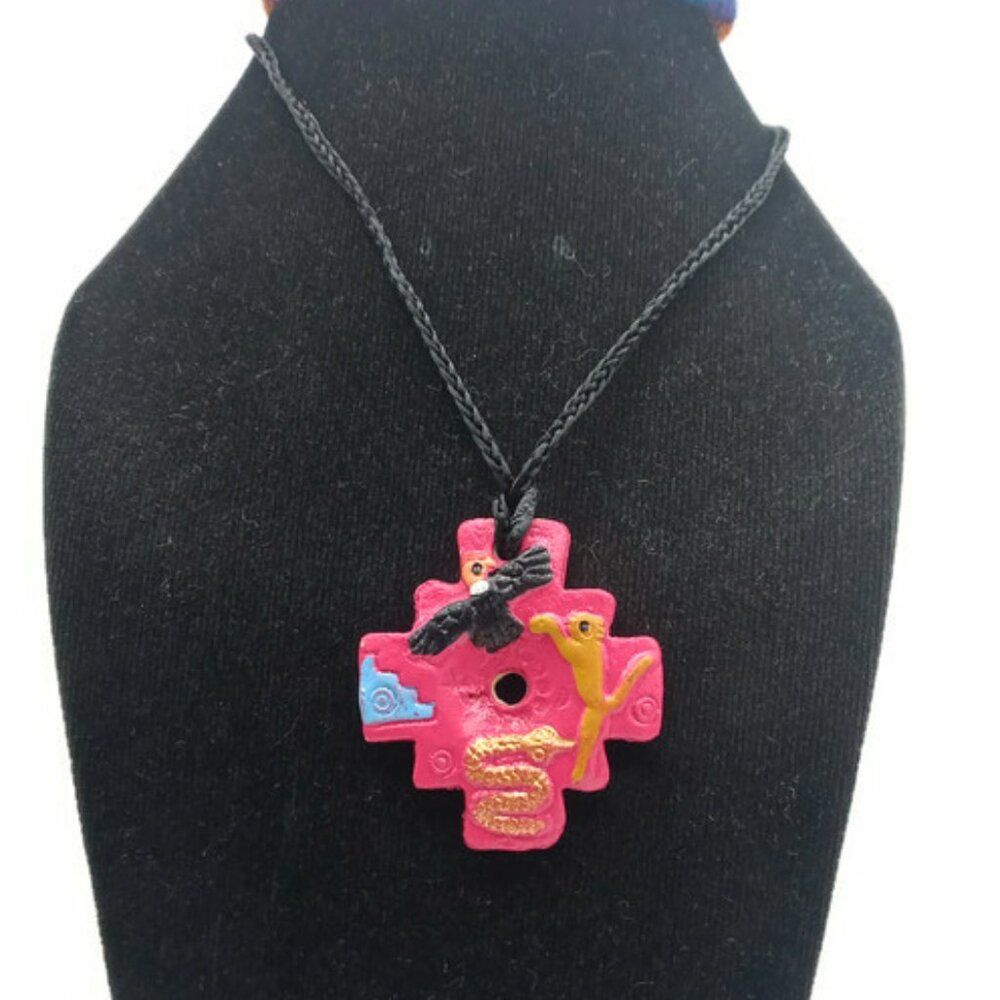 Unisex Chakana Inca Necklace Design Andean Trilogy Cusco